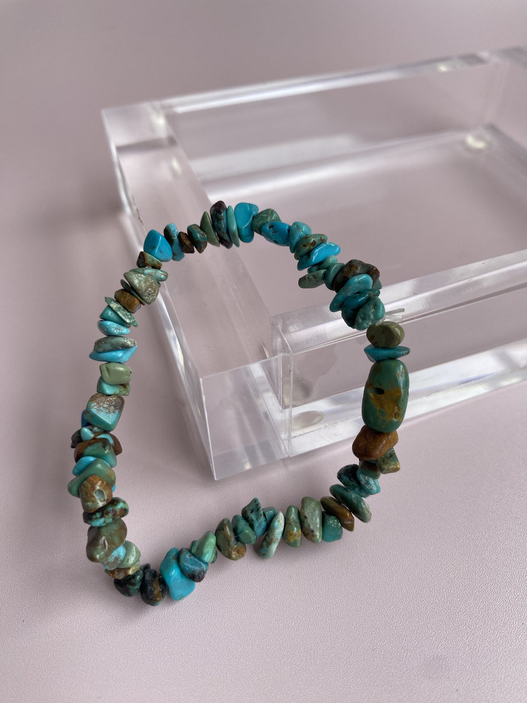 Turquoise chip deals bracelet